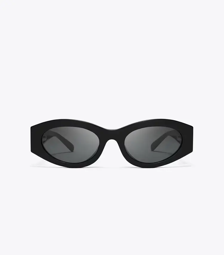 Pierced Oval Sunglasses