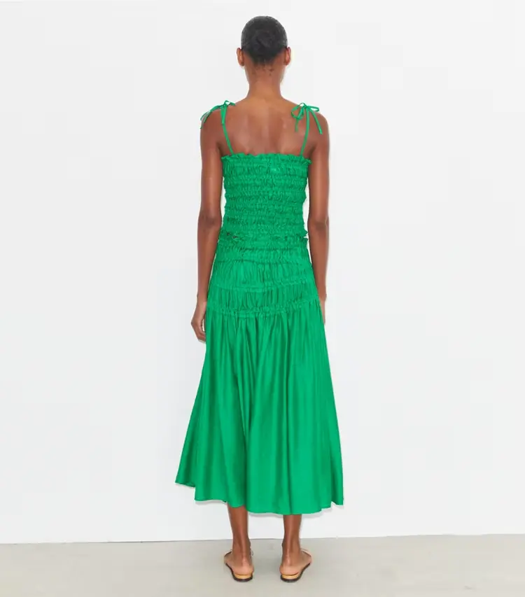 Smocked Viscose Skirt - Image 3