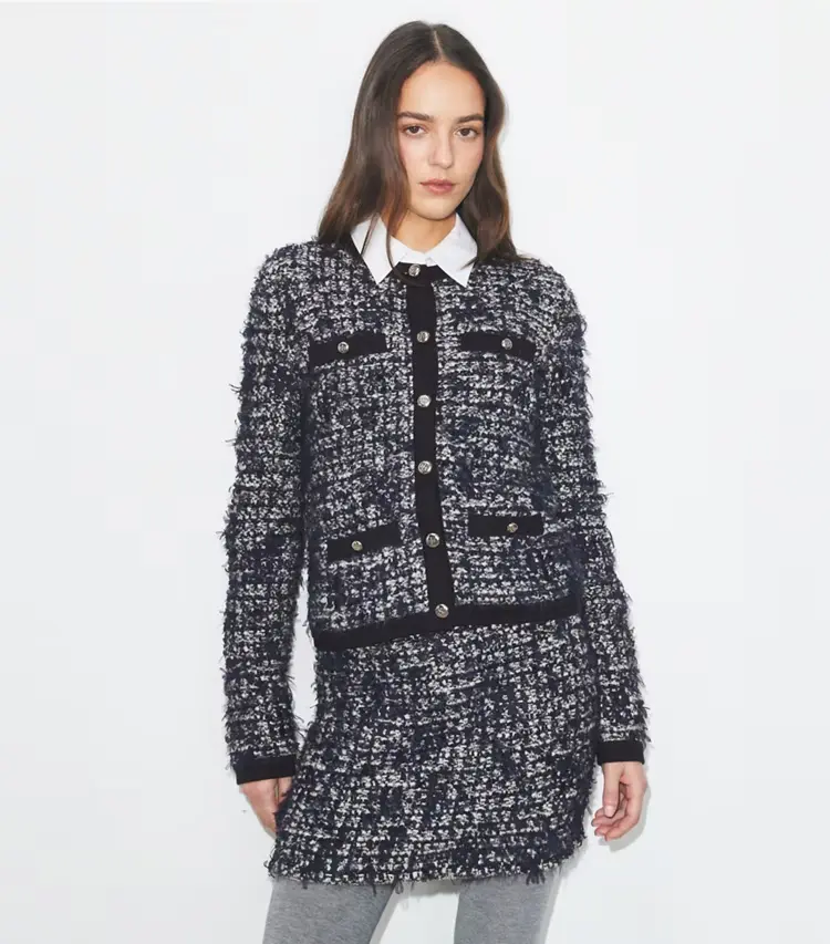 Kendra Tweed Cardigan - Image 2