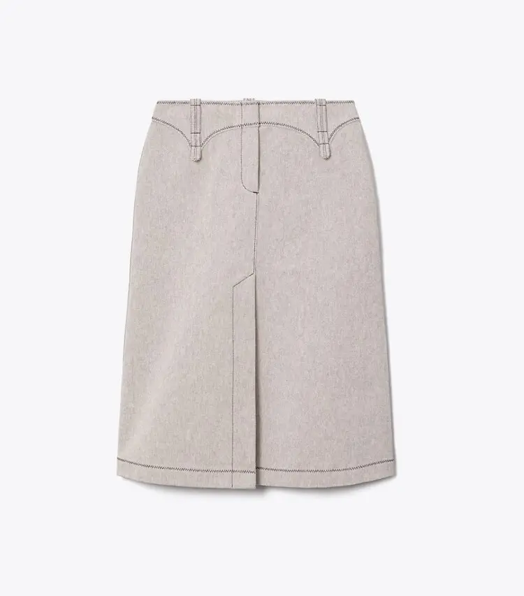 Cotton Canvas Skirt