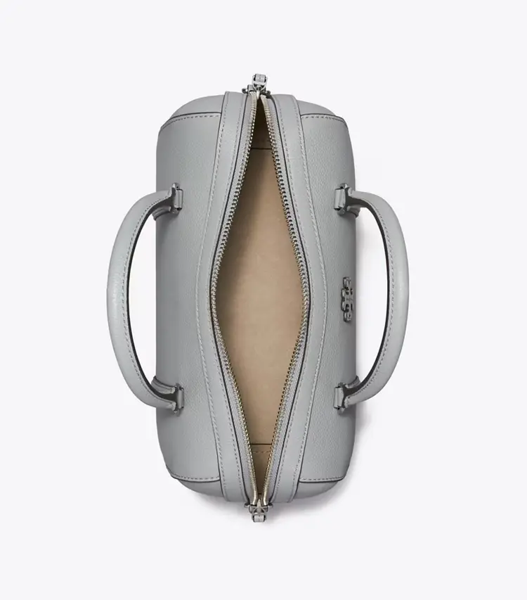 Pebbled Leather Satchel - Image 4