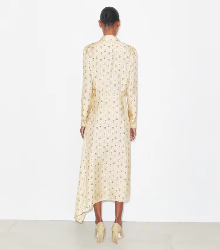 Silk Wrap Dress - Image 3