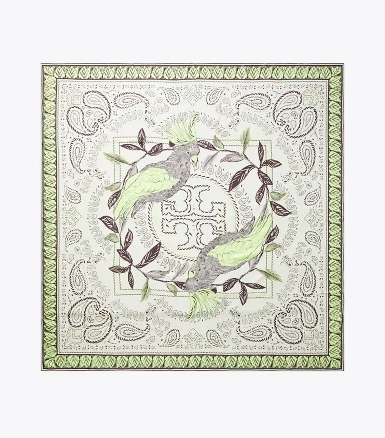 Oversized Cockatoo Bandana Square Scarf