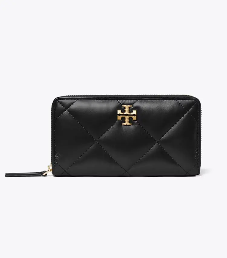 Kira Diamond Quilt Zip Continental Wallet - Image 2