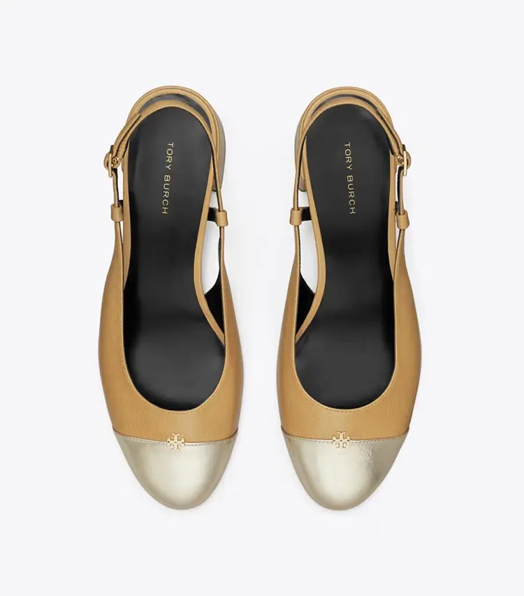Cap-Toe Slingback Pump - Image 4