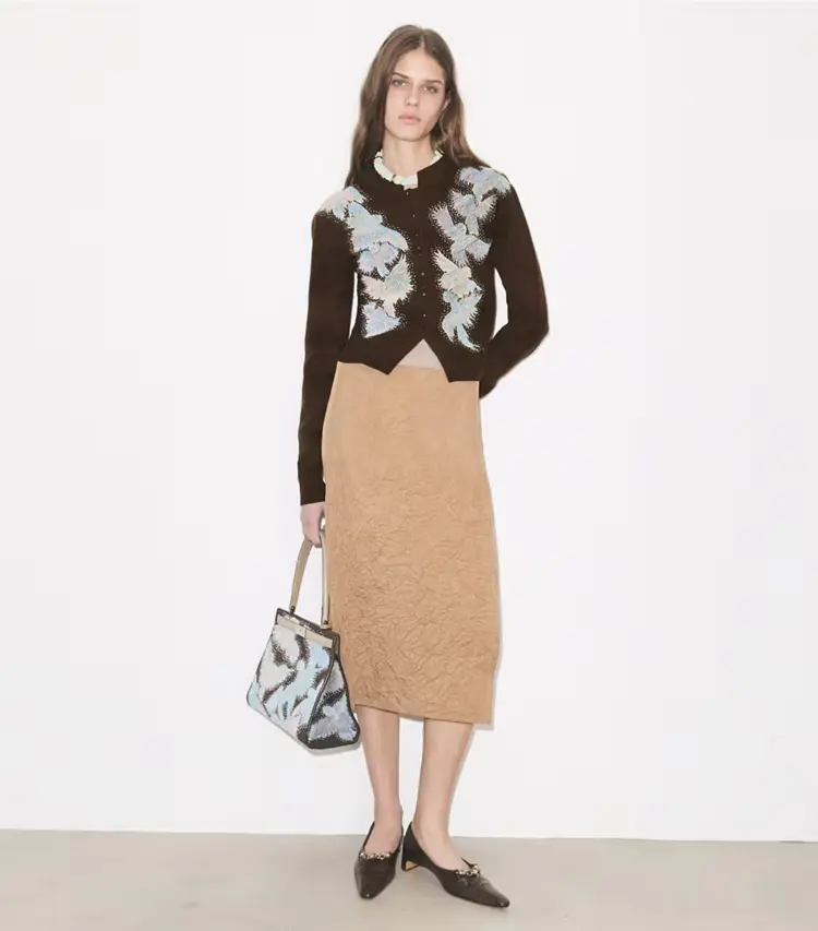 Embellished Wool Cardigan - Image 3