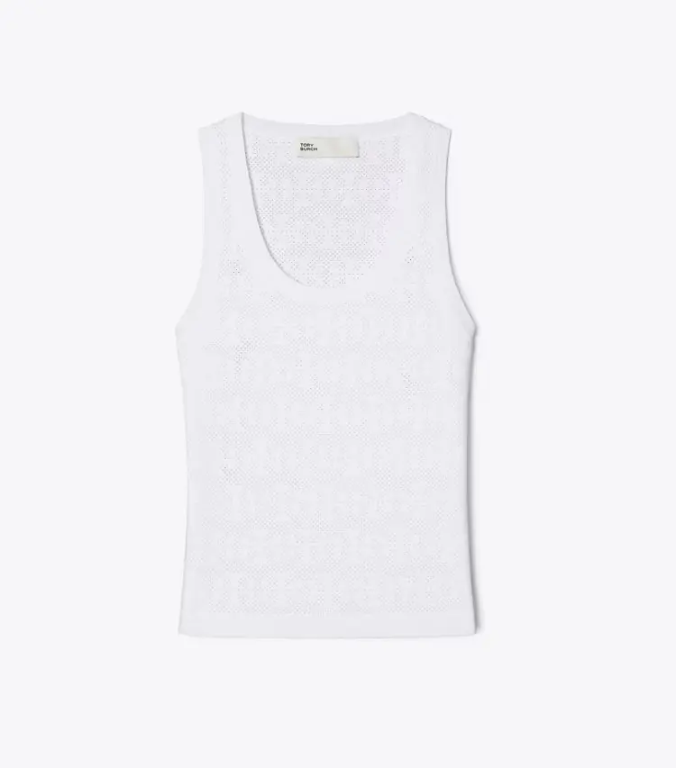 Pointelle Viscose Tank