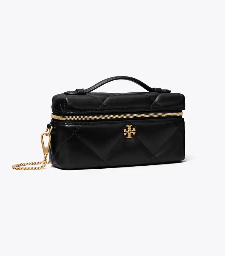 Kira Diamond Quilt Charm East-West Vanity Case