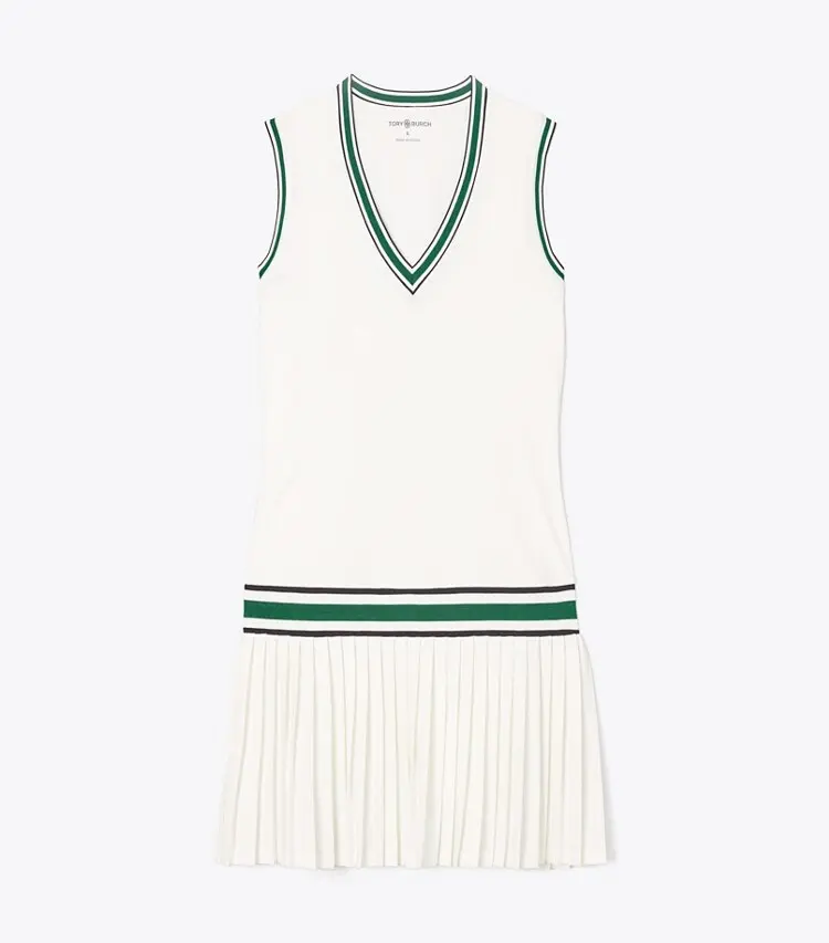 Performance Jersey V-Neck Tennis Dress