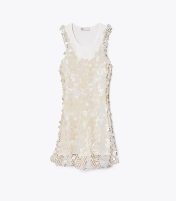 Sequin Mesh Dress