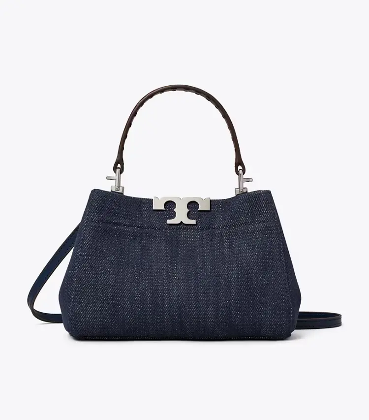 Mini Eleanor Denim Satchel - Image 4