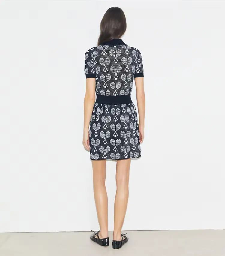 Racquet Mesh Dress - Image 4