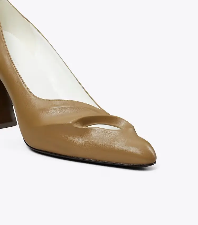 Sculpted Peep-Toe Pump - Image 4