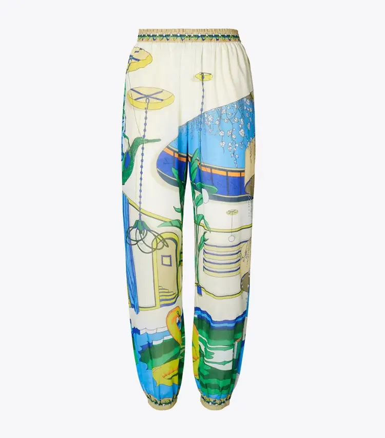 Printed Cotton Lounge Pant