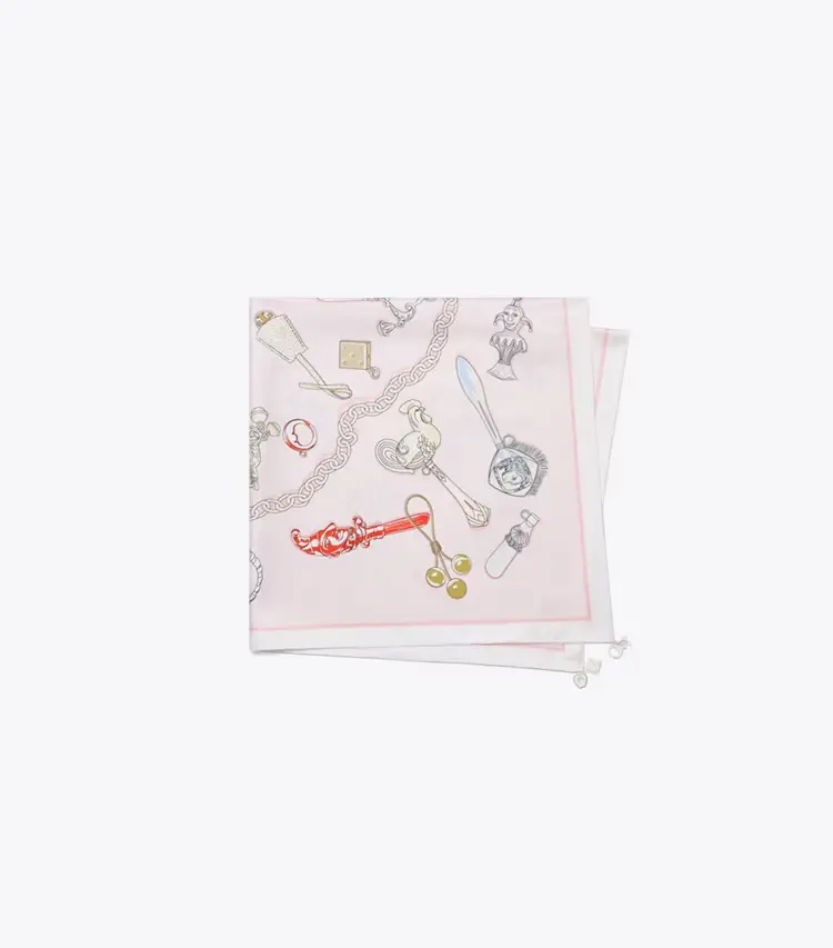 Rattles Silk Square Scarf - Image 3