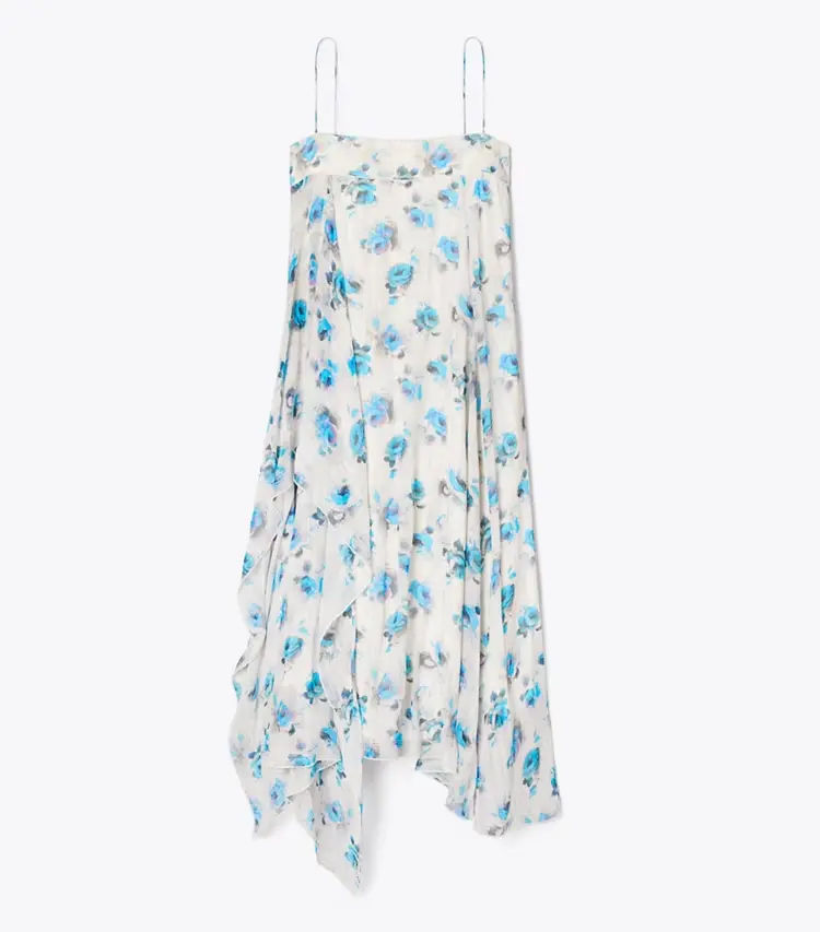 Printed Silk Dress