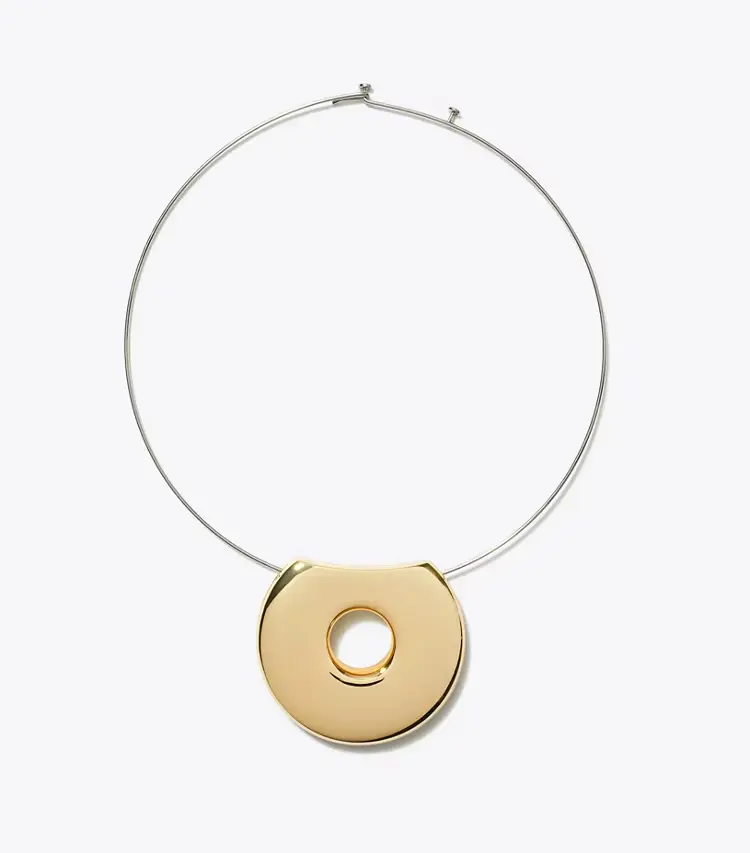 Pierced Collar Necklace