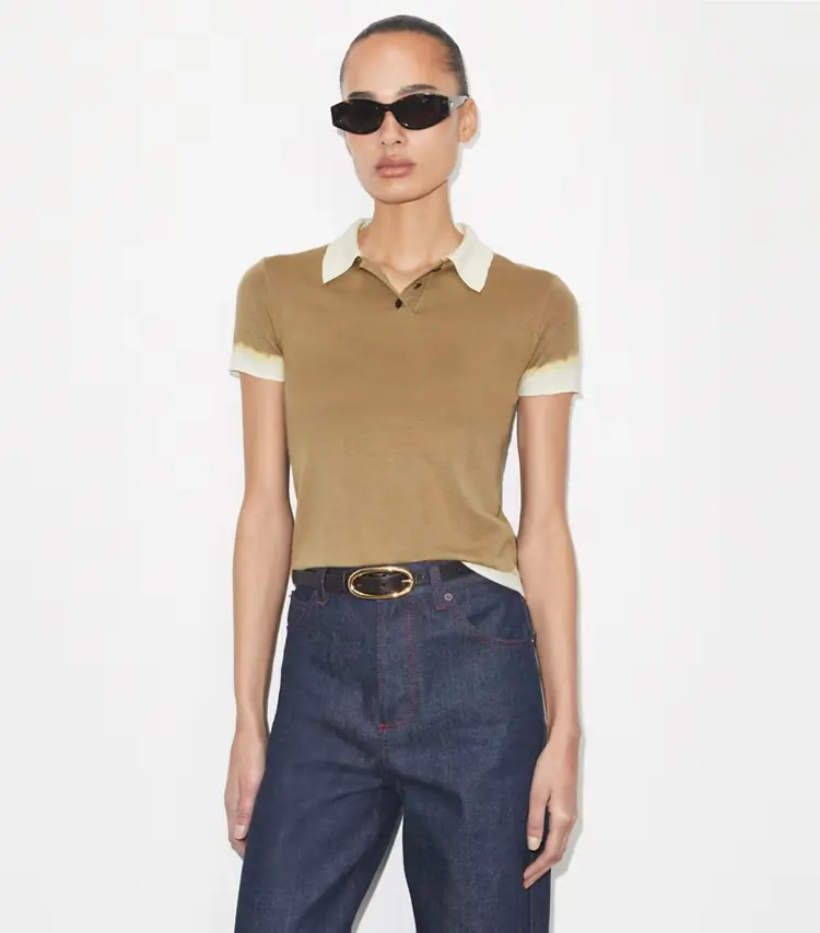 Dip Dye Wool Polo - Image 2