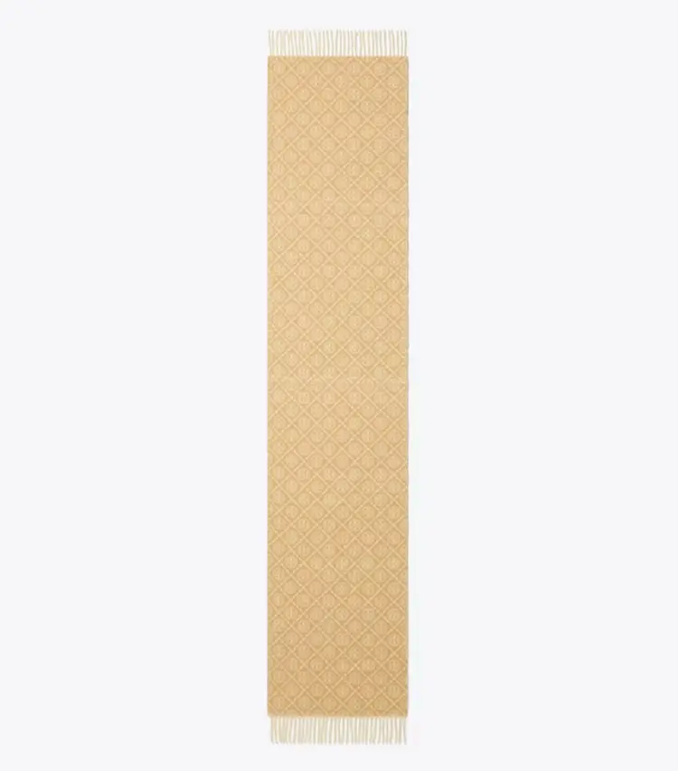 T Monogram Oblong Scarf