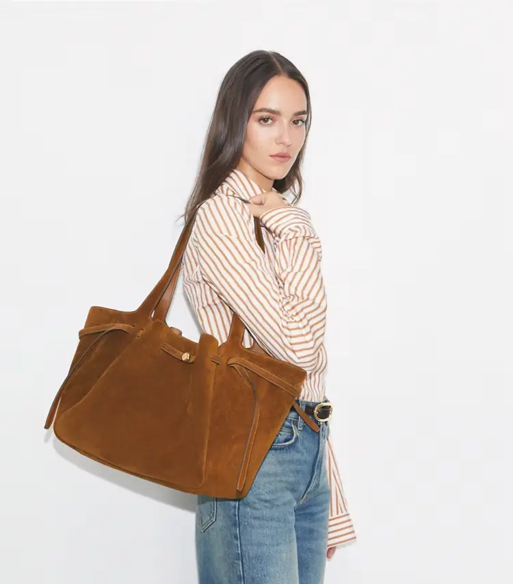 Romy Suede Tote - Image 2
