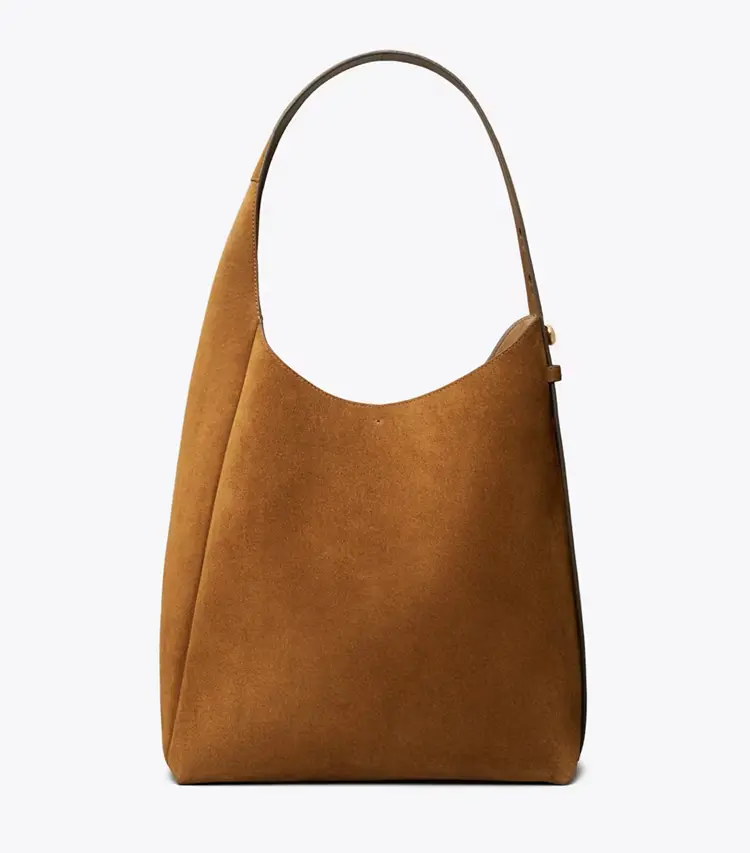 Suede Hobo Bag - Image 4