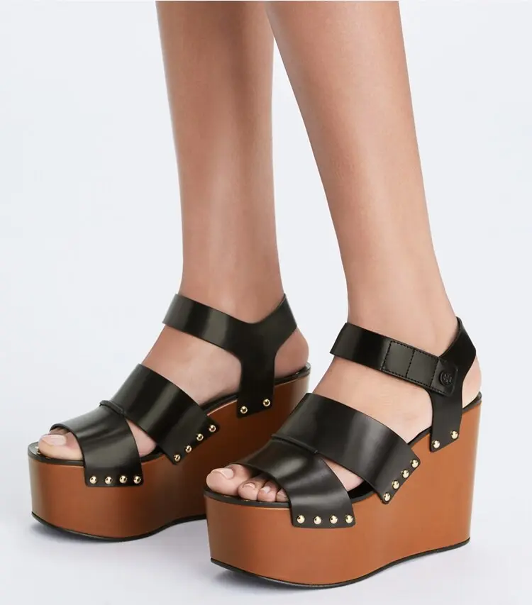 Studded Platform Wedge - Image 2