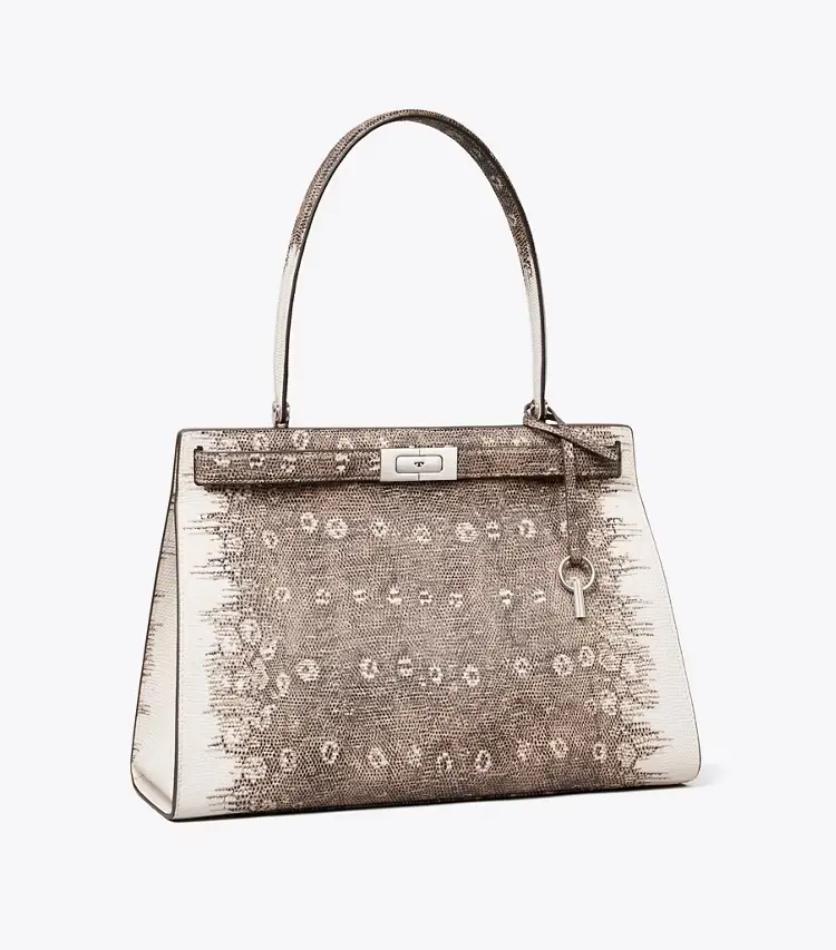 Classic Lee Radziwill Lizard-Embossed Bag