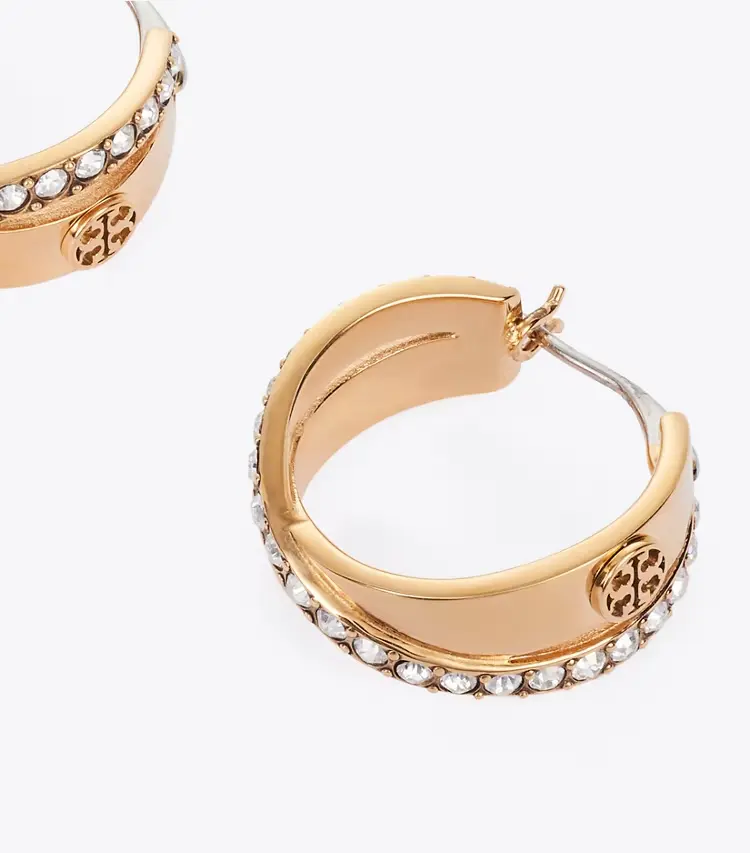 Icon PavÉ Double Hoop Earring - Image 2