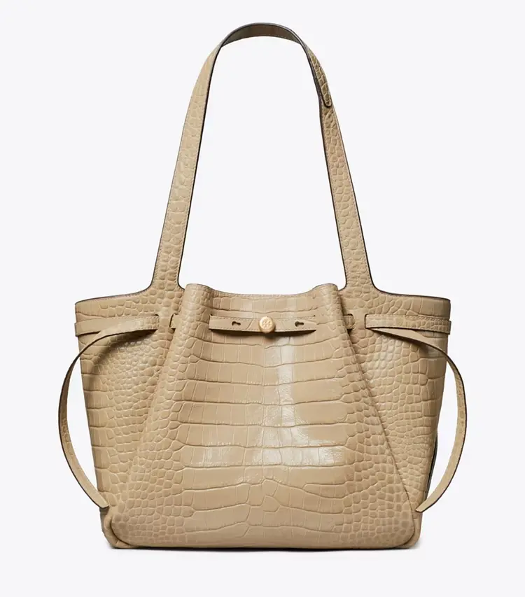 Romy Croc-Embossed Tote - Image 3