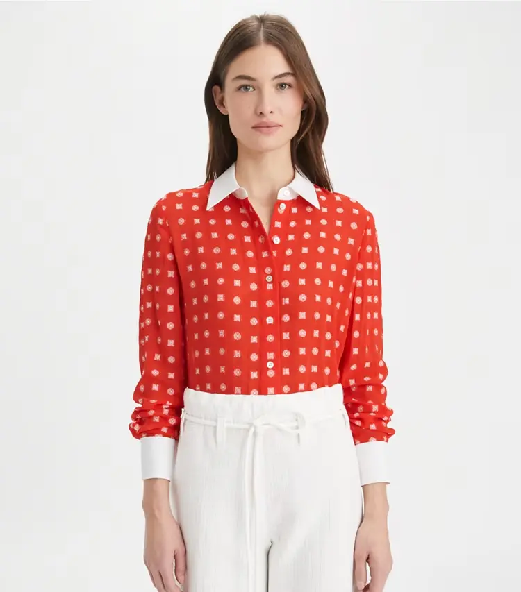 Colorblock Jacquard Shirt - Image 2
