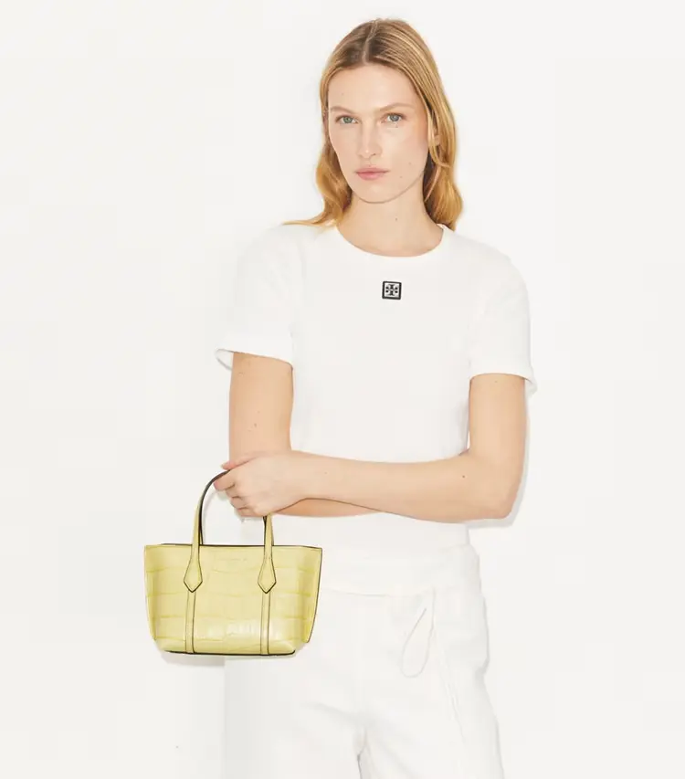 Mini Perry Embossed Tote - Image 3