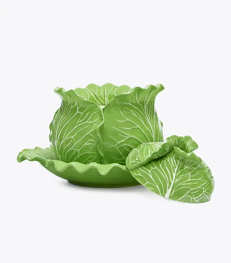 Lettuce Ware Covered Tureen - Image 2