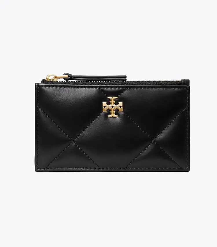 Kira Diamond Quilt Zip Card Case - Image 2