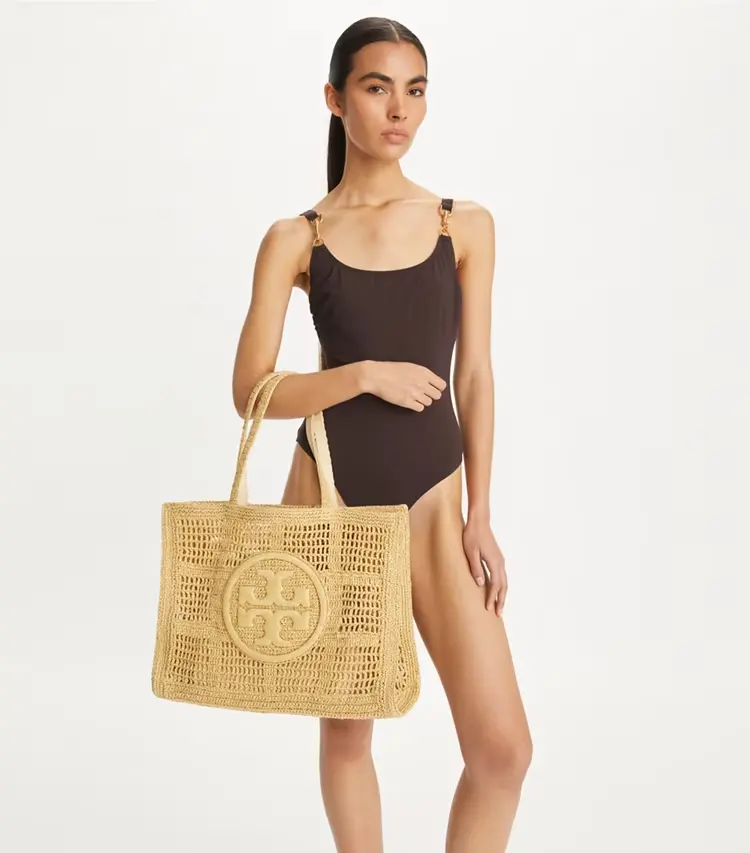 Large Ella Hand-Crocheted Tote - Image 2