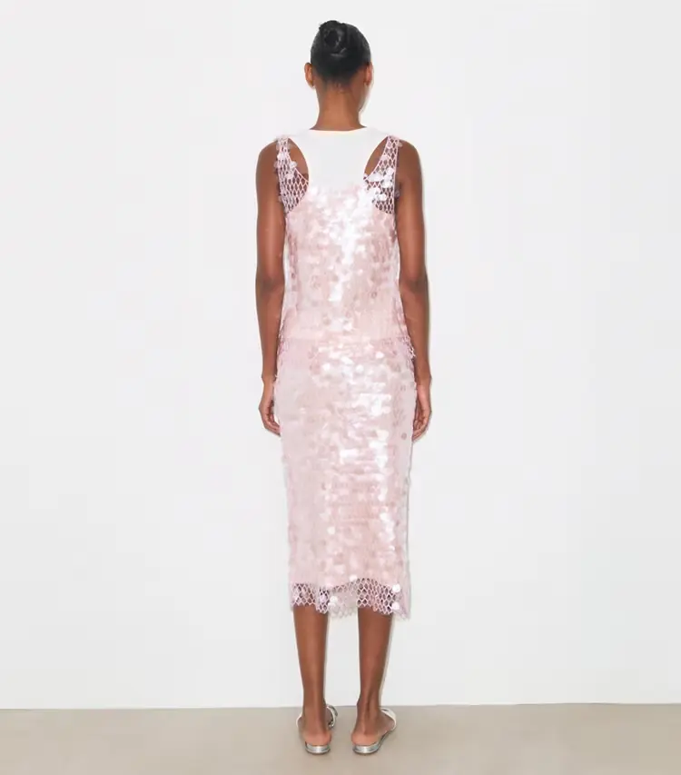 Sequin Mesh Skirt - Image 3