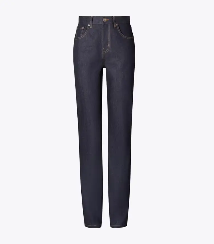 Straight-Leg Denim Jean