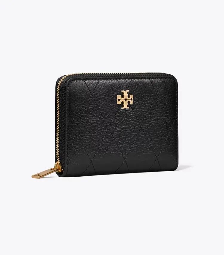 Small Charlie Quilted Zip-Around Wallet