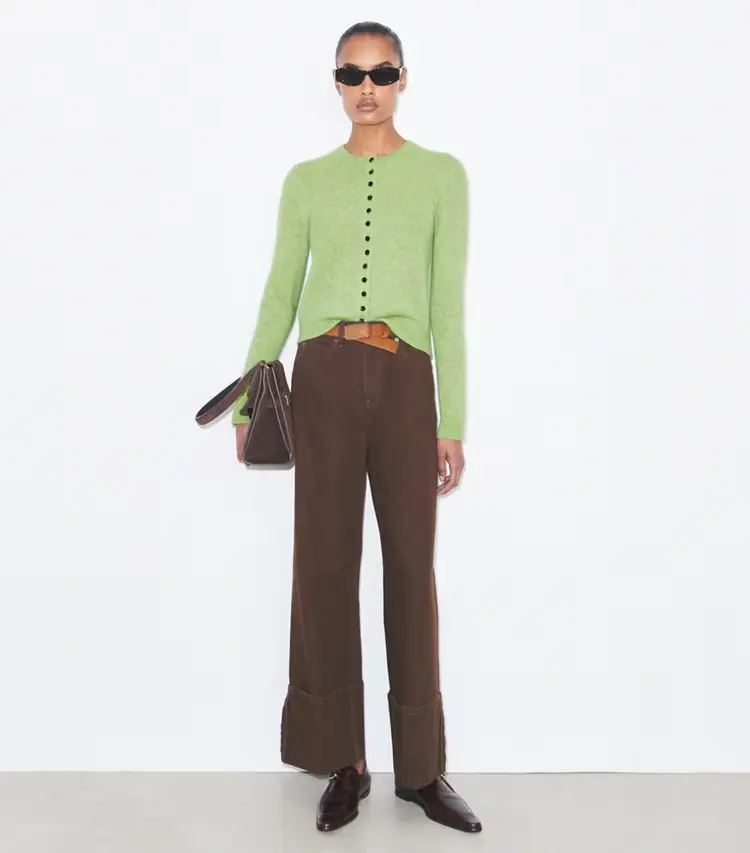 Cuffed Straight Leg Jean - Image 2