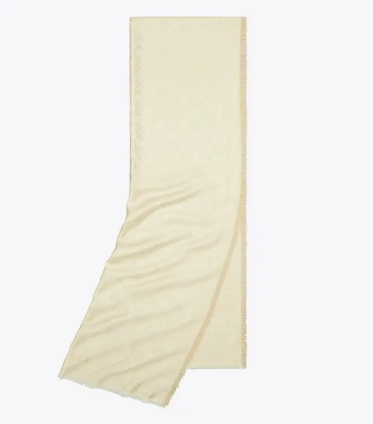 T Monogram Jacquard Oblong Scarf - Image 3