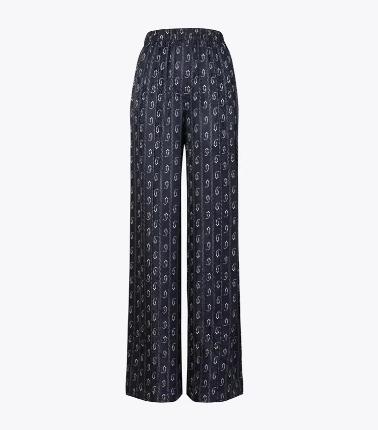 Relaxed-Fit Jacquard Pants