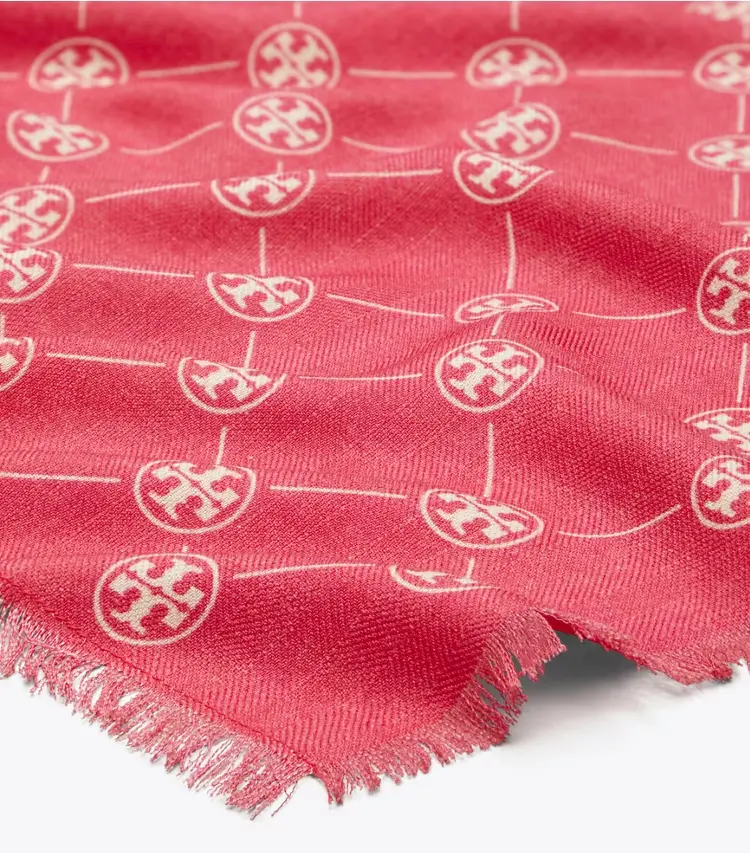 T Monogram Oblong Scarf - Image 2