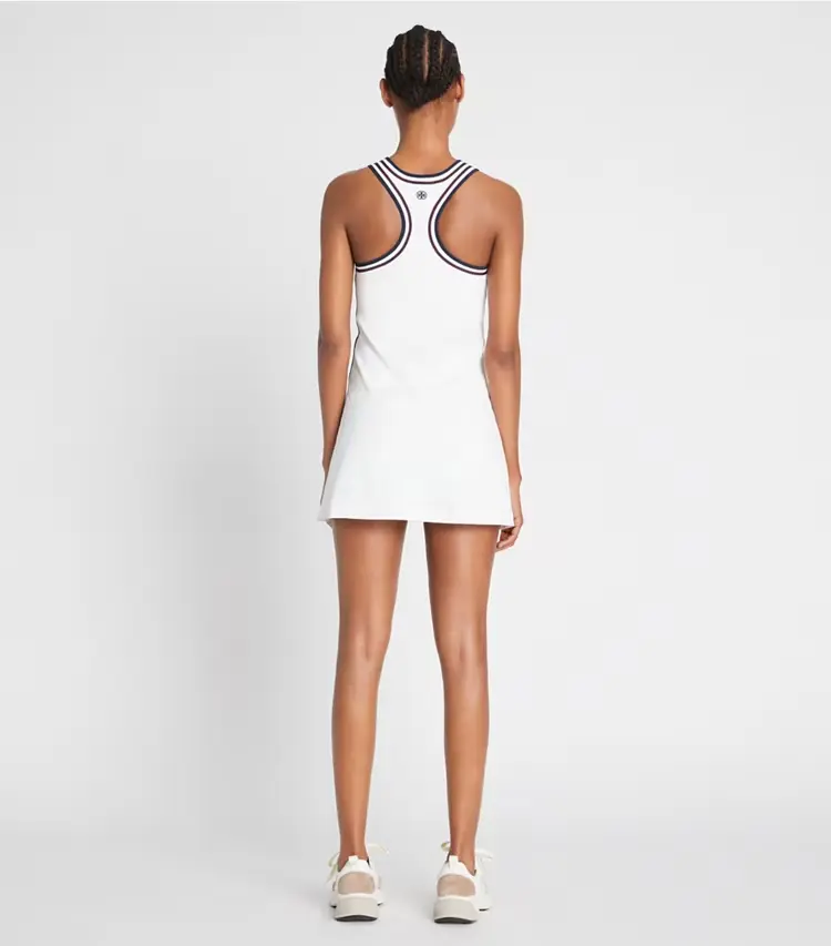 Performance Jersey Side-Slit Tennis Dress - Image 3
