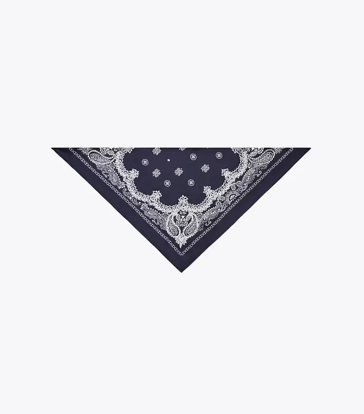 Beaded Bandana Triangle Scarf
