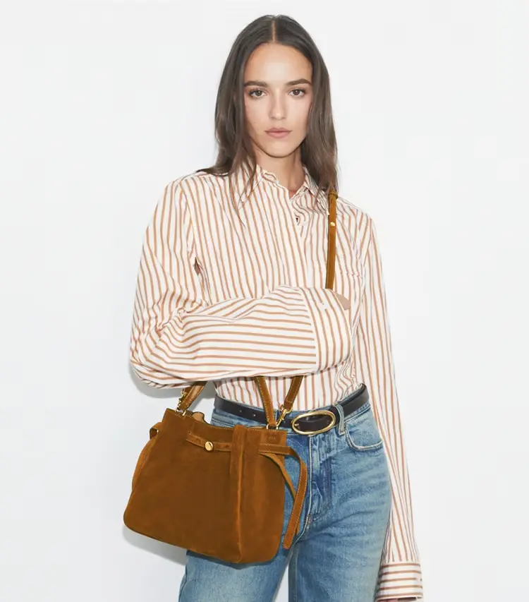Romy Suede Bucket Bag - Image 2