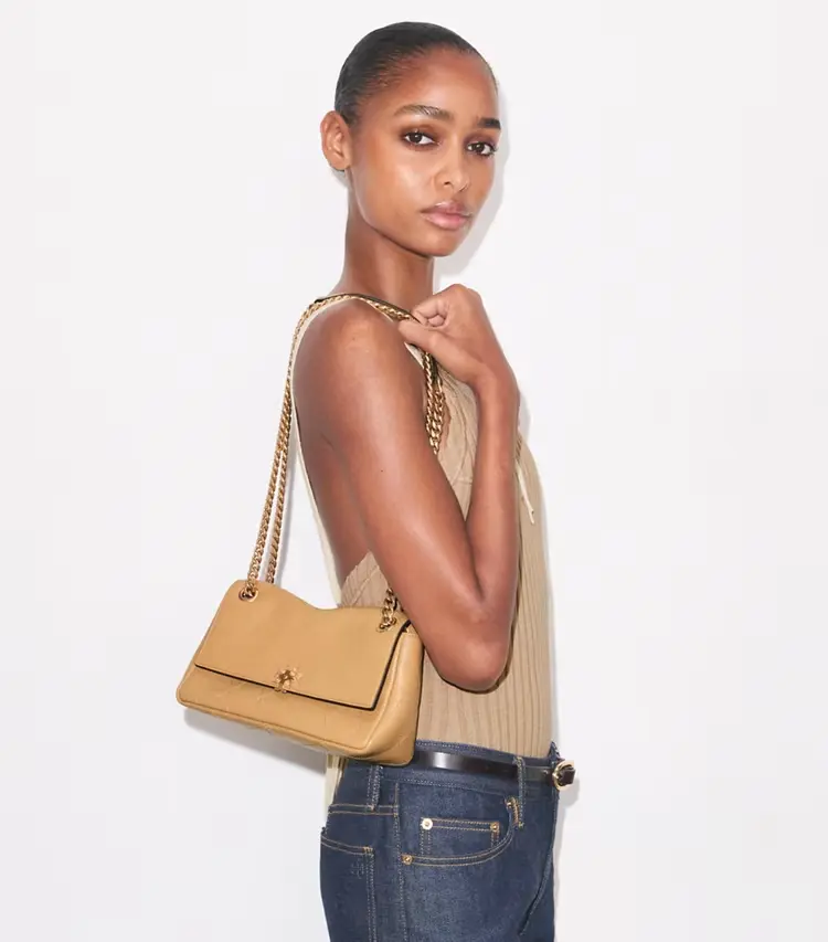 Small Charlie Quilted Shoulder Bag - Image 3
