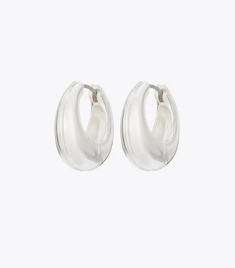 Small Pierced Hoop Earrings