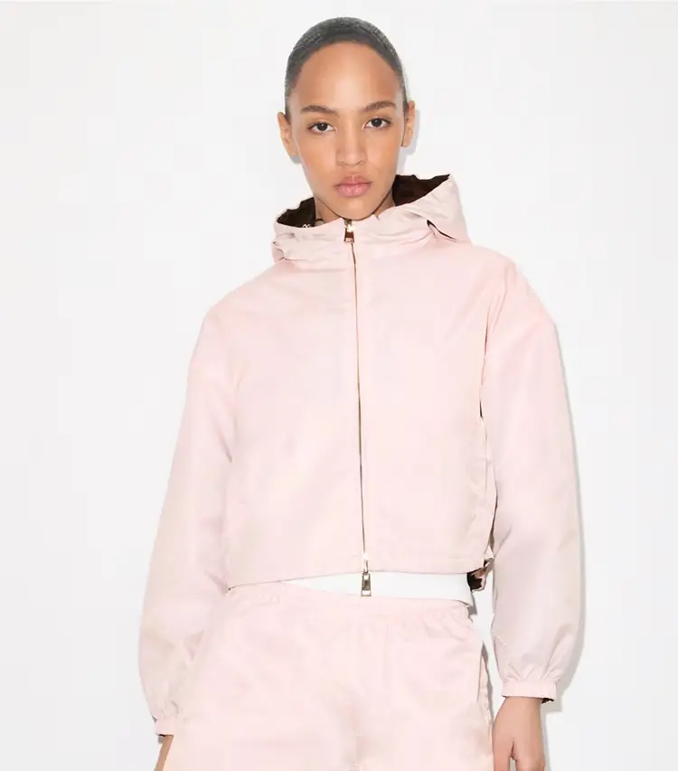 Reversible Cropped Nylon Jacket - Image 2