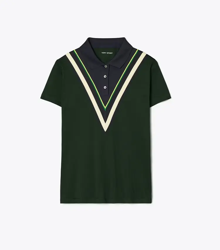 Tech PiquÉ Chevron Polo