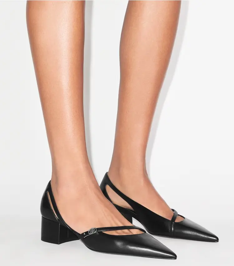 Double T Buckle D'orsay Pump - Image 2