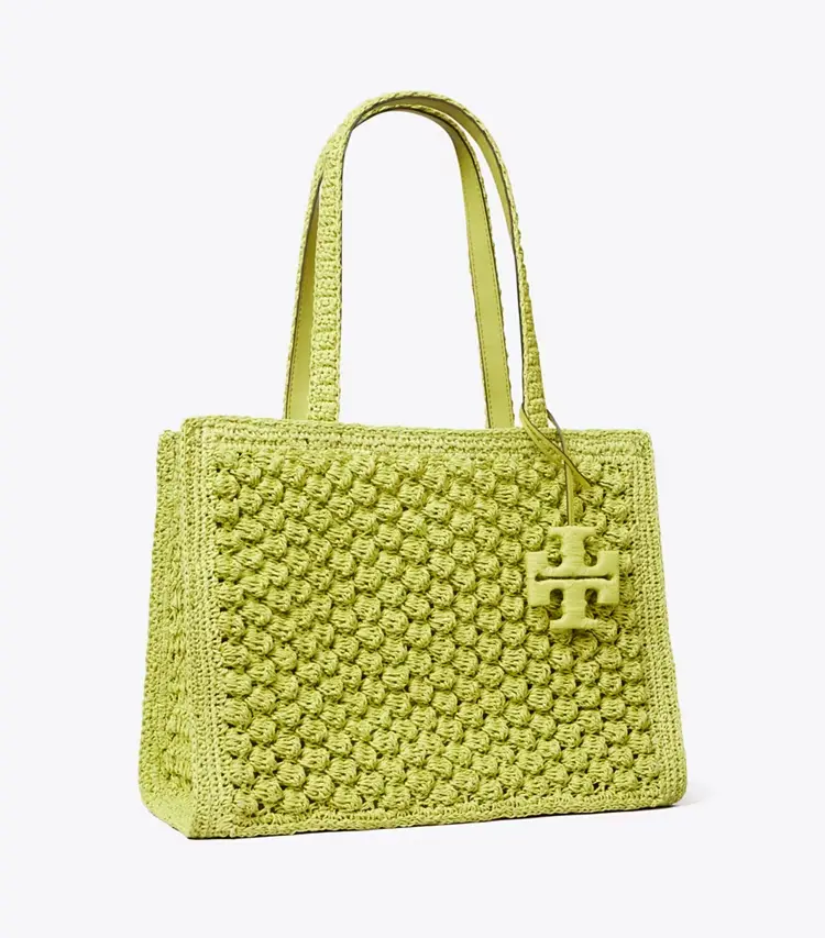 Small Ella Hand-Crocheted Popcorn Tote